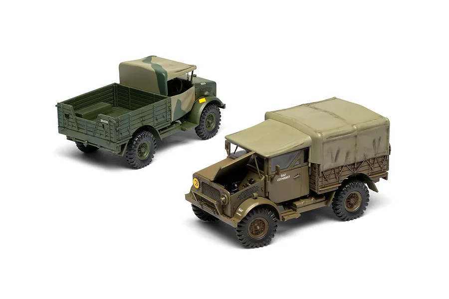 Airfix 1/48 Bedford 15-cwt 4x2 G.S. Truck Scaled Plastic Model Kit image 112998