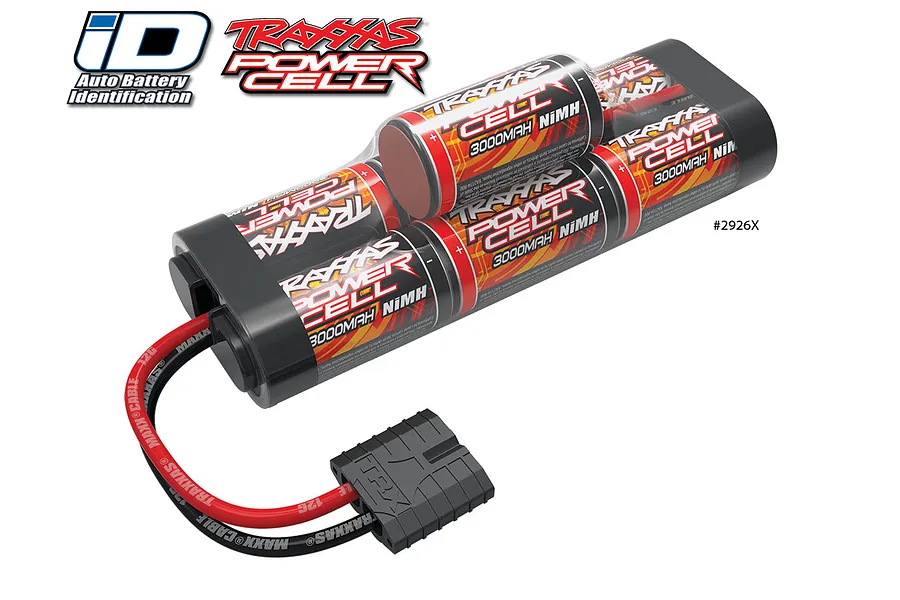 Traxxas Power Cell 8.4V 3000Mah Hump NiMH iD Battery image 11305