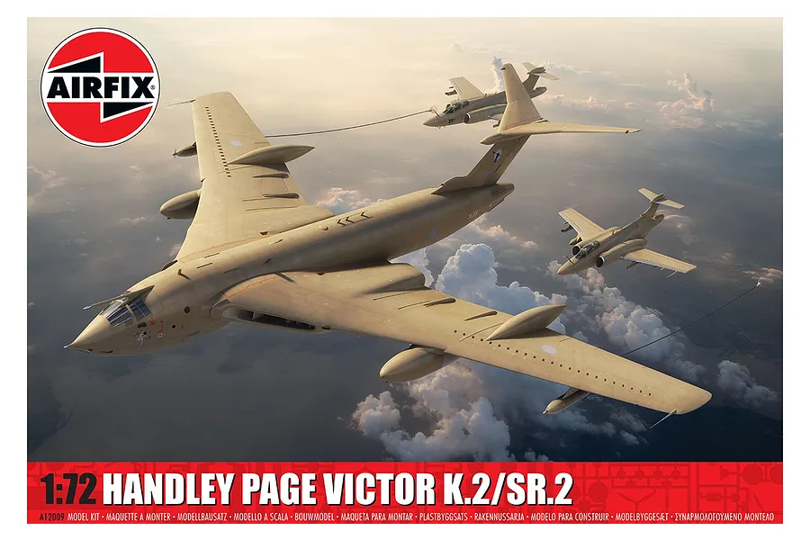 Airfix 1/72 Handley Page Victor K.2 Bomber Scaled Plastic Model Kit image 113054