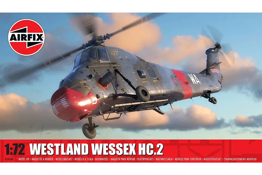 Airfix 1/72 Westland Wessex HC.2 Helicopter Scaled Plastic Model Kit image 113099