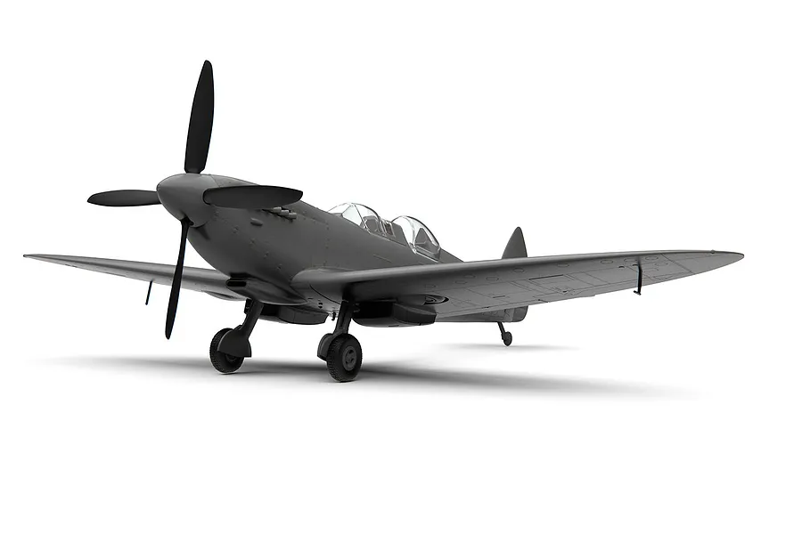 Airfix 1/48 Supermarine Spitfire Tr.9 Fighter Scaled Plastic Model Kit image 3