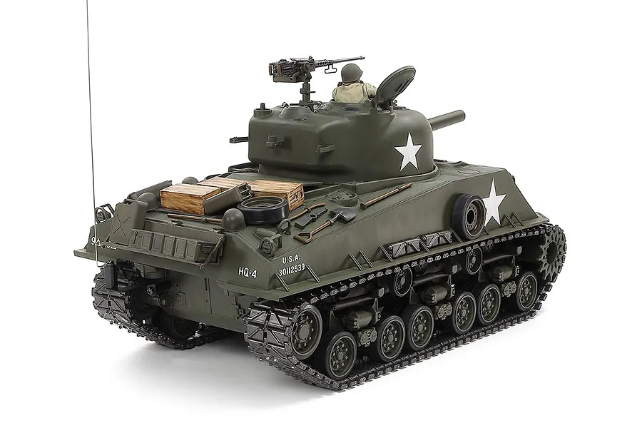 Tamiya M4 Sherman 105mm Howitzer RC Tank Electric 1/16 Scale Kit image 113144