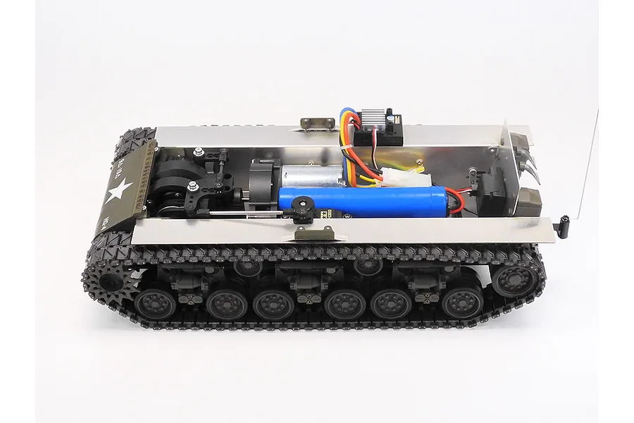 Tamiya M4 Sherman 105mm Howitzer RC Tank Electric 1/16 Scale Kit image 113152