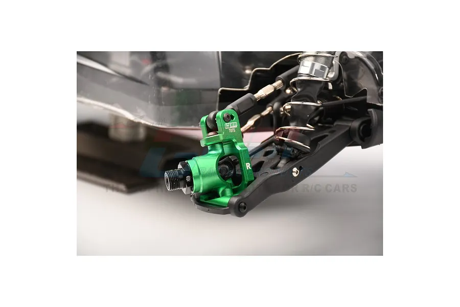 GPM Aluminium Hub Carriers (C-Hubs) with Mounting Hardware 2Pcs - Black image 2