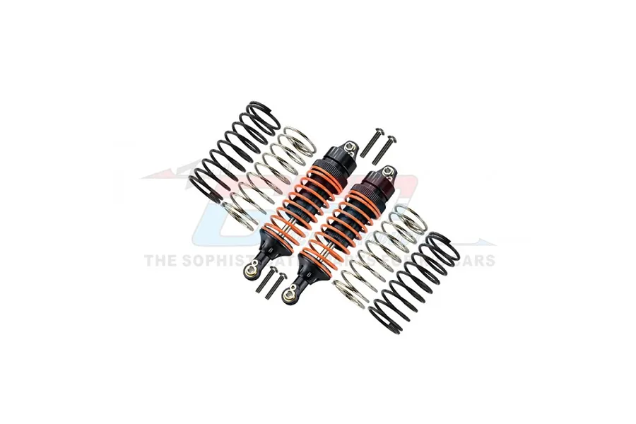 GPM Aluminium Front Shocks 2Pcs - Black/Orange image 113416