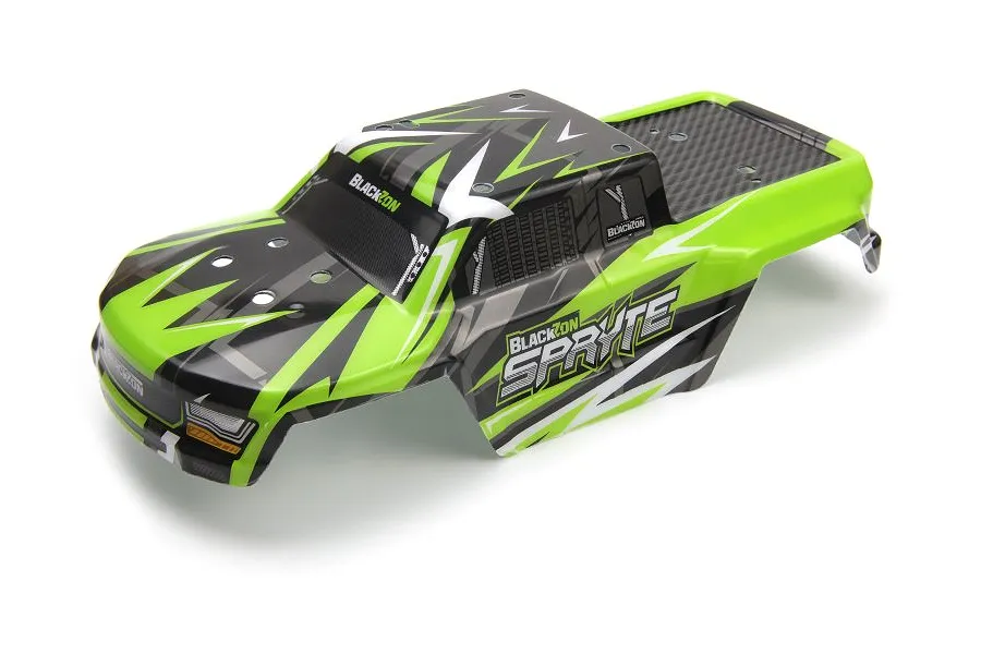 BlackZon Spryte MT Painted Body Shell - Green image 113475
