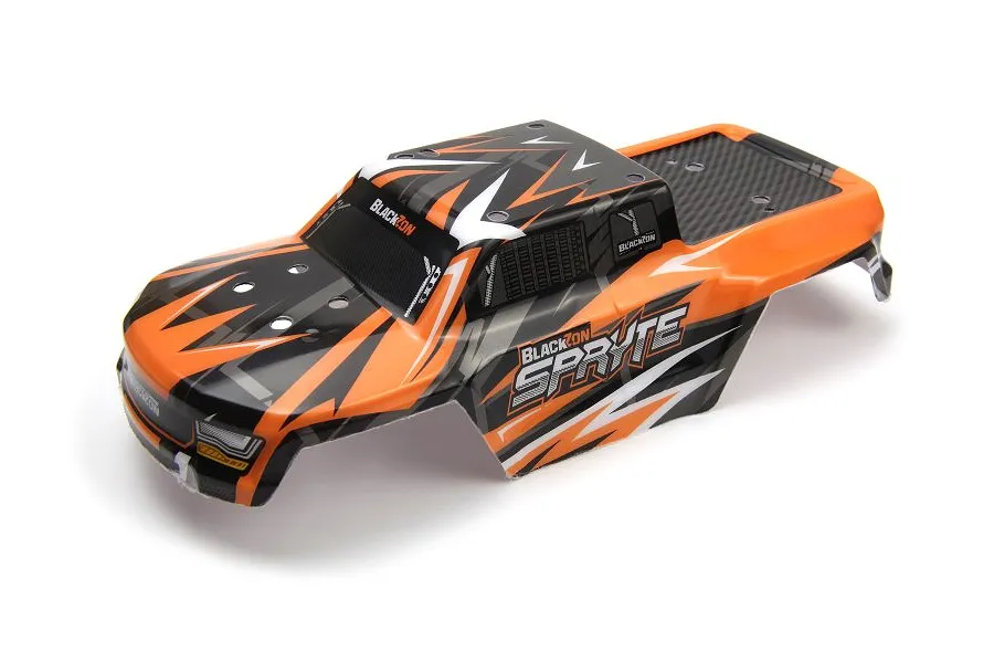 BlackZon Spryte MT Painted Body Shell - Orange image 113478