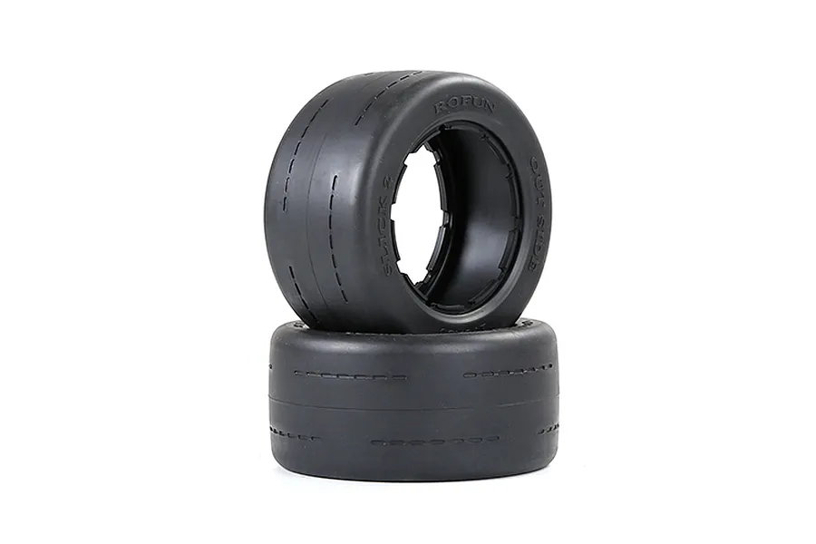 Rovan 4.7/5.5&amp;quot; Rear Slick Gen2 Tyres 2Pcs image 1