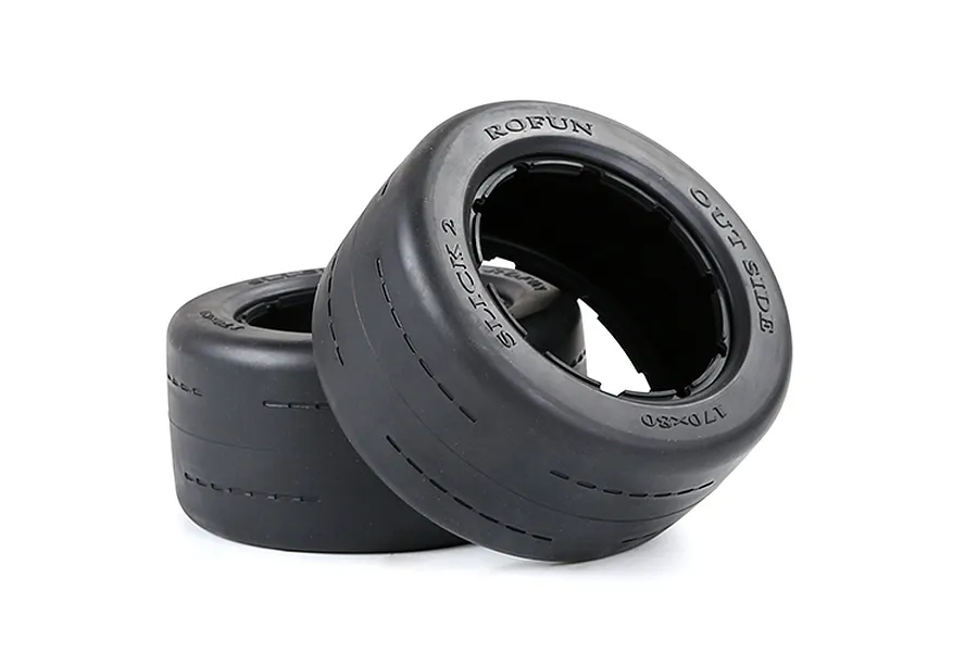 Rovan 4.7/5.5&amp;quot; Rear Slick Gen2 Tyres 2Pcs image 3