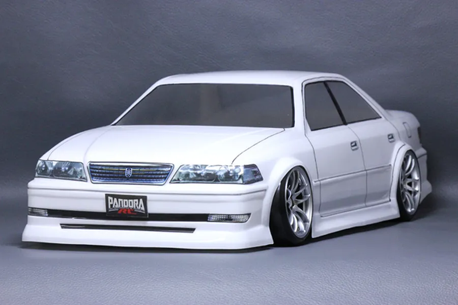 Pandora RC 1/10 Toyota Mark2 100 Tourer-V Unpainted Body Shell - Clear image 11352