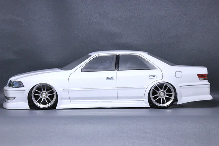 Pandora RC 1/10 Toyota Mark2 100 Tourer-V Unpainted Body Shell - Clear image 11354