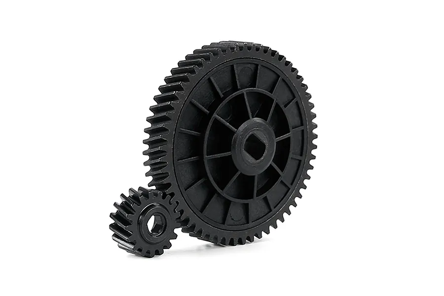 Rovan Hardened Steel 17T/57T Helical Spur Gear and Pinion Set - Hex Clutch image 113531