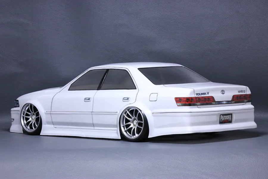 Pandora RC 1/10 Toyota Mark2 100 Tourer-V Unpainted Body Shell - Clear image 11355