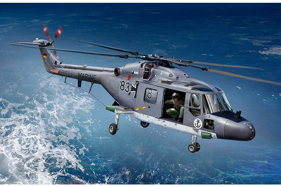 Revell 1/72 Westland Lynx Helicopter Scaled Plastic Model Kit image 113573