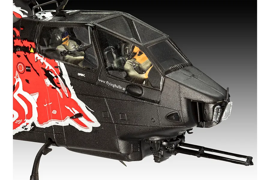 Revell 1/48 AH-1F Cobra &amp;quot;Flying Bulls 25th Anniversary&amp;quot; Helicopter Scaled Plastic Model Kit image 113592