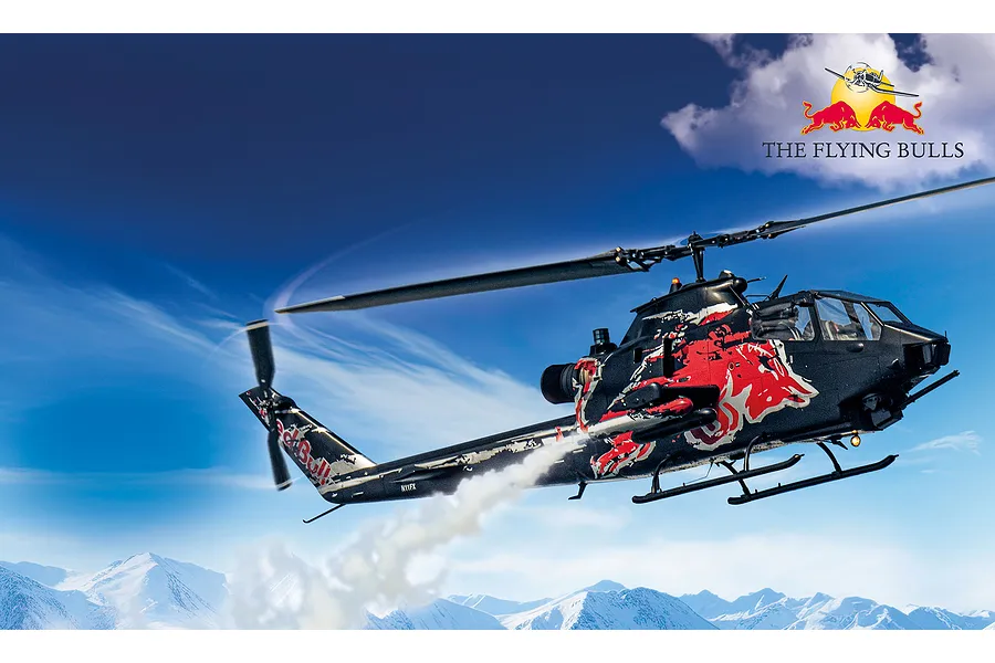 Revell 1/48 AH-1F Cobra &amp;quot;Flying Bulls 25th Anniversary&amp;quot; Helicopter Scaled Plastic Model Kit image 113597