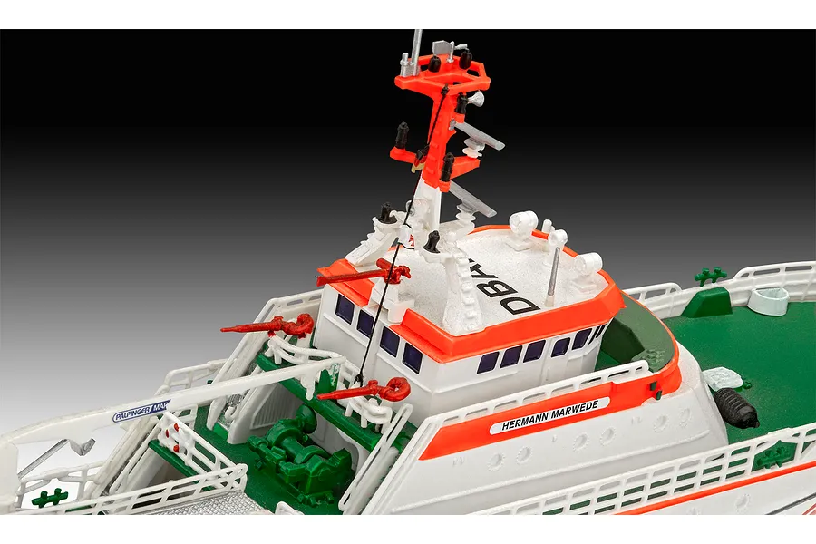 Revell 1/200 S&amp;amp;R Vessel &amp;quot;Hermann&amp;quot; Lifeboat Scaled Plastic Model Starter Kit image 113603