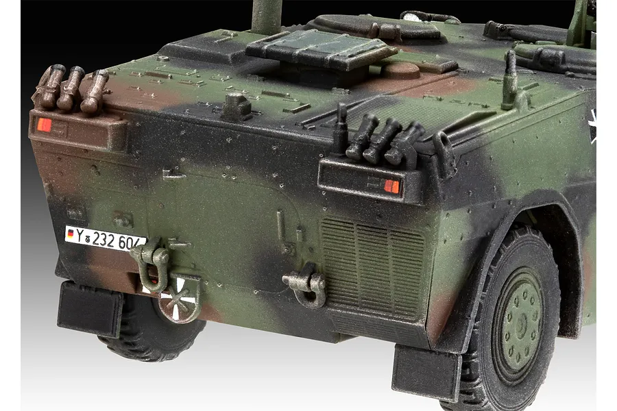 Revell 1/72 Spahwagen Fennek APC Scaled Plastic Model Starter Kit image 113611