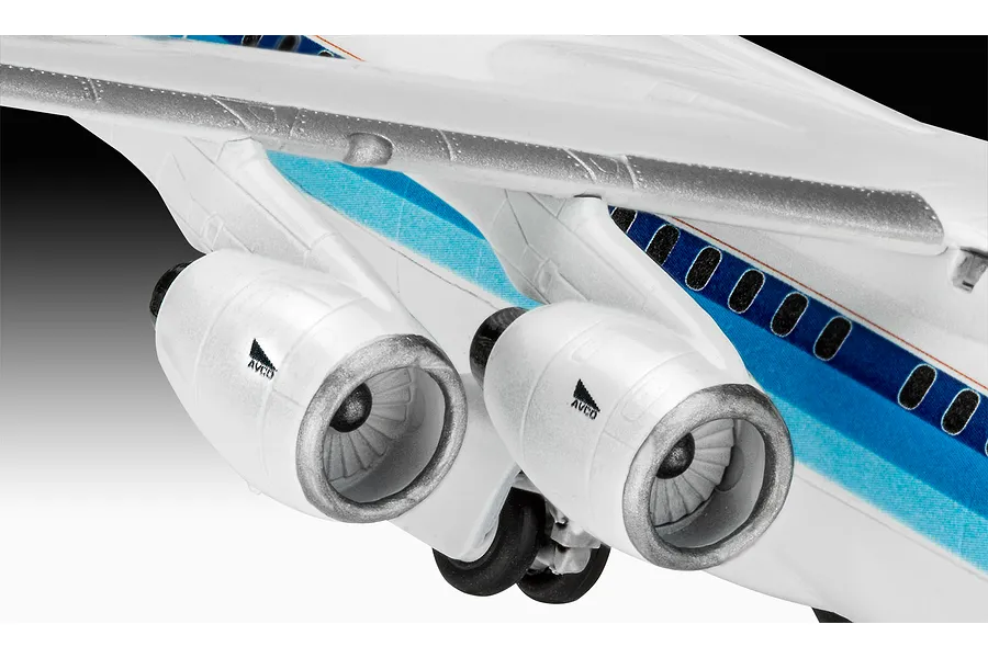 Revell 1/144 BAE 146 (RJ85) &amp;quot;AirUK&amp;quot; Carrier Jet Scaled Plastic Model Starter Kit image 113658