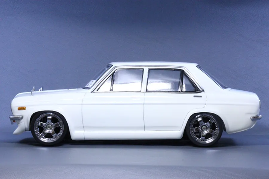Pandora RC 1/10 Nissan Sunny B110 4 Door Unpainted Body Shell image 11370