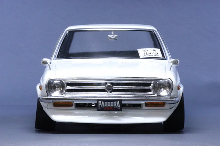 Pandora RC 1/10 Nissan Sunny B110 4 Door Unpainted Body Shell image 11372