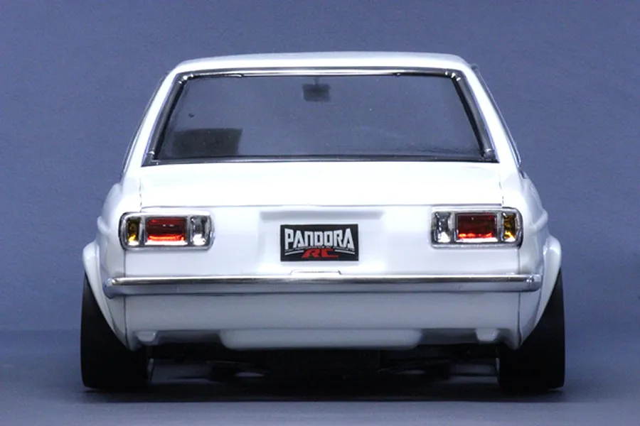 Pandora RC 1/10 Nissan Sunny B110 4 Door Unpainted Body Shell image 11373