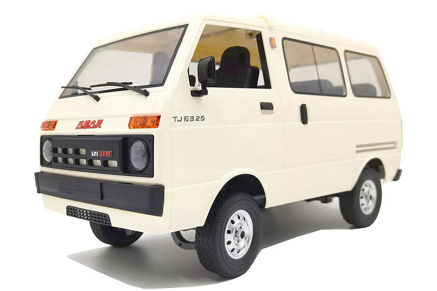 WPL D42 Kei Daihatsu HiJet 80 RC Drift Van Electric RWD 1/10 Scale RTR - White image 113781