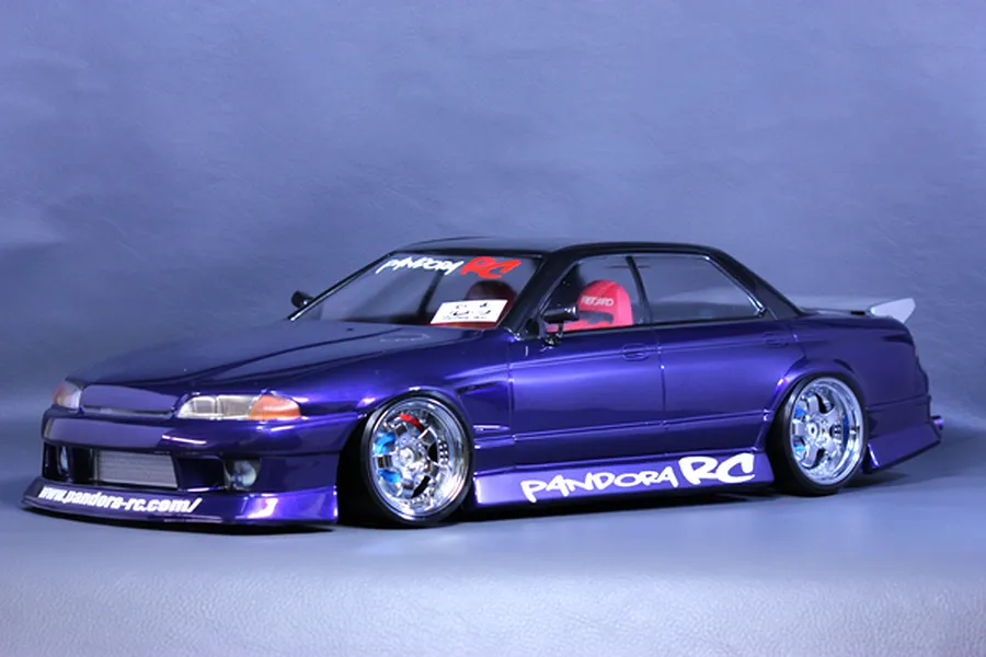 Pandora RC 1/10 Nissan Skyline R32 4 Door Unpainted Body Shell image 11393