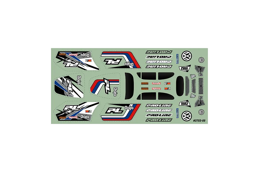 Pro-Line 1/28 VW Baja Bug Unpainted Body Shell - Clear image 114003