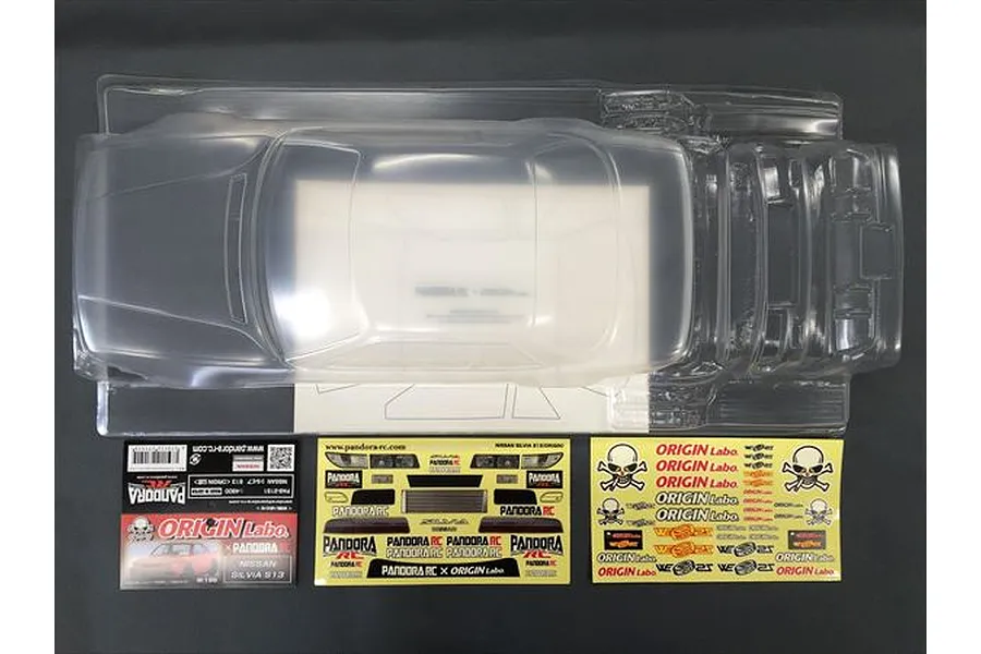 Pandora RC 1/10 Nissan Silvia S13 Origin Labo Unpainted Body Shell