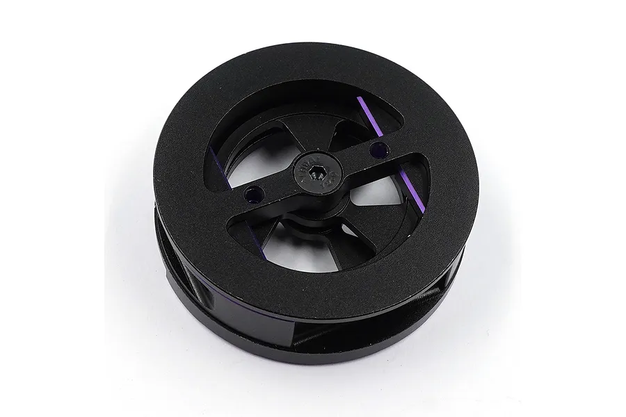 Yeah Racing Aluminium Momentum Round Droop Gauge V2 Set - Black/Purple image 114077