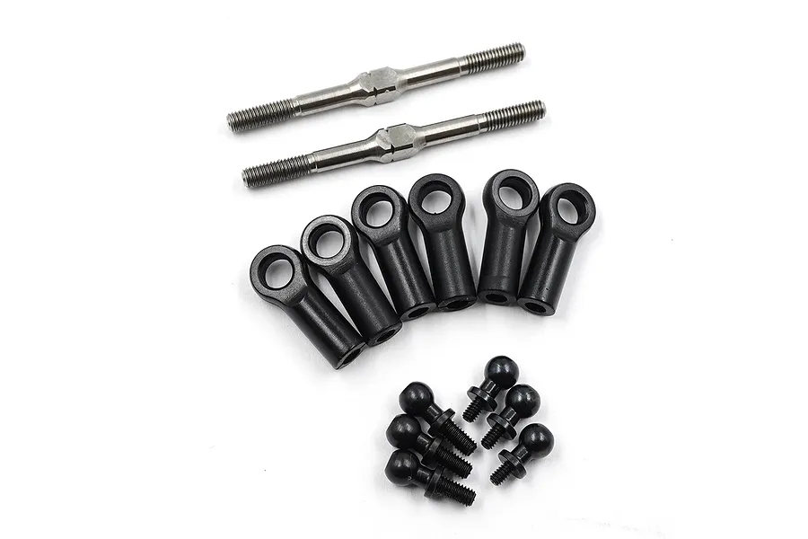 Yeah Racing Titanium Turnbuckle Set - Silver image 114096