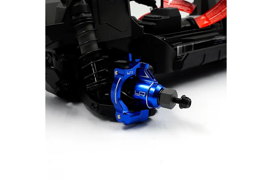 Yeah Racing Aluminium Hub Carriers (C-Hubs) Set - Black image 2