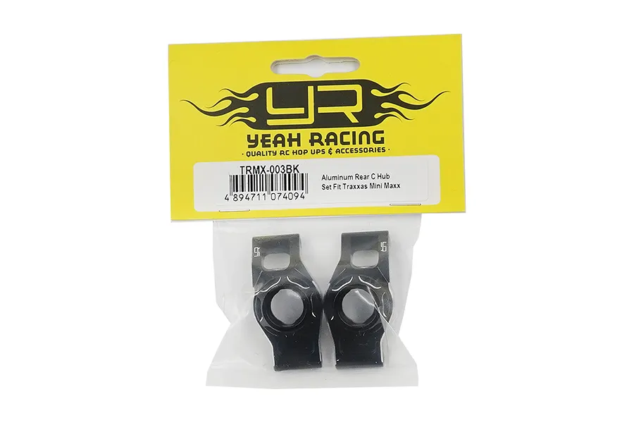 Yeah Racing Aluminium Rear Hubs 2Pcs - Black image 4