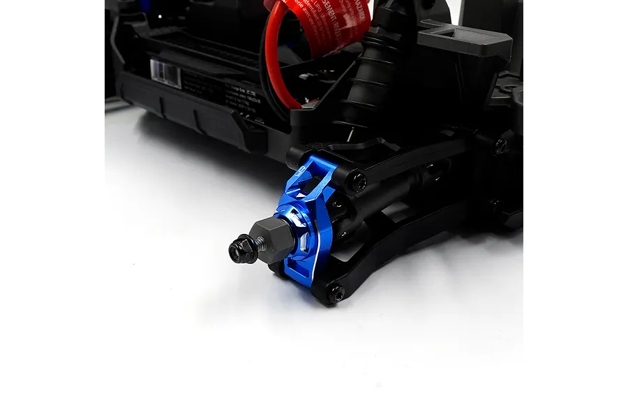 Yeah Racing Aluminium Rear Hubs 2Pcs - Dark Blue image 2
