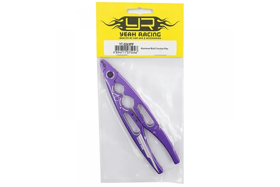 Yeah Racing Aluminium Multi-Function Shock Plier - Purple image 114196