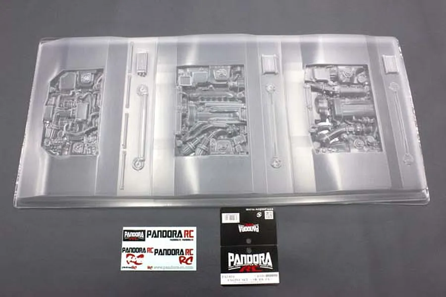 Pandora RC 1/10 SR/RB/FA Unpainted Engine Set image 11421