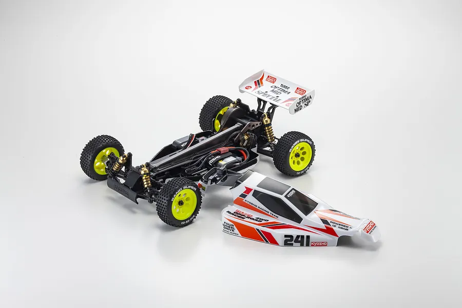 Kyosho Turbo Optima Mid Special Vintage Edition RC Buggy Electric 1/10 Scale Kit image 114245