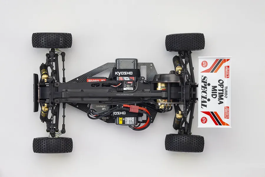 Kyosho Turbo Optima Mid Special Vintage Edition RC Buggy Electric 1/10 Scale Kit image 114250