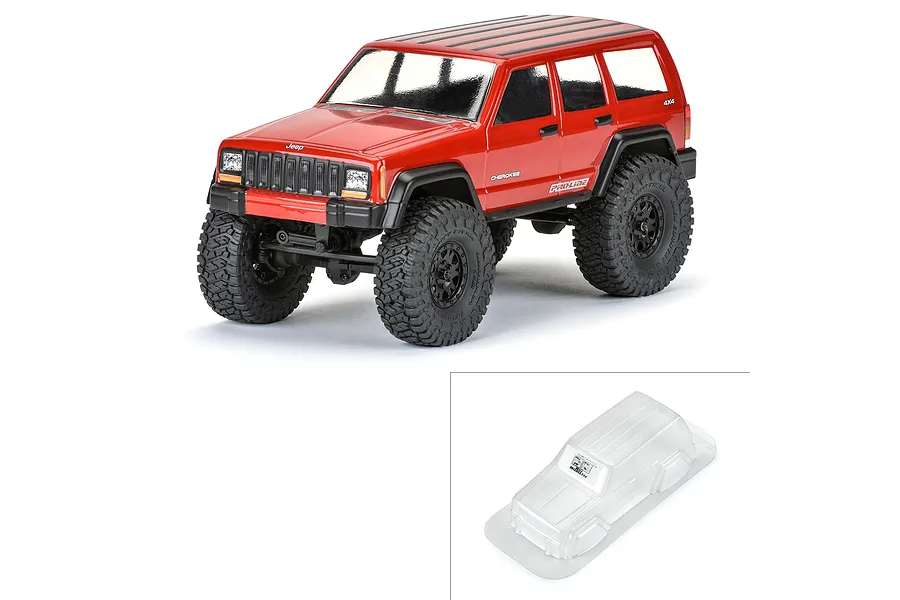 Pro-Line 1/24 2001 Jeep Cherokee Unpainted Body Shell - Clear image 114498