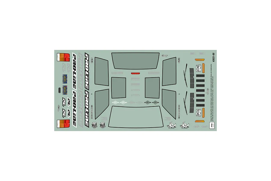 Pro-Line 1/24 2001 Jeep Cherokee Unpainted Body Shell - Clear image 114503