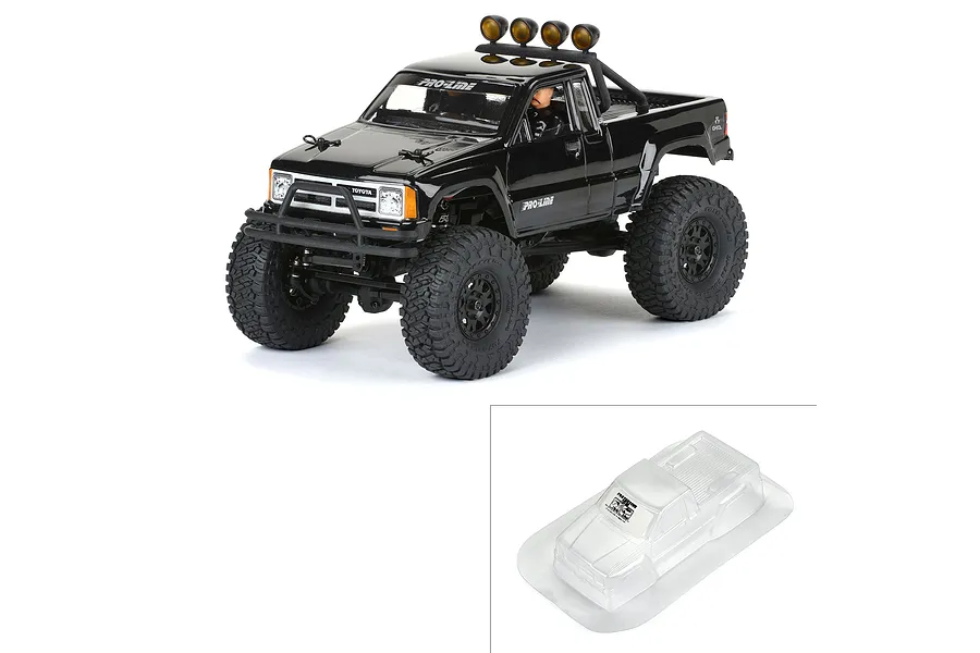 Pro-Line 1/24 1985 Toyota HiLux SR5 Unpainted Body Shell - Clear image 114505