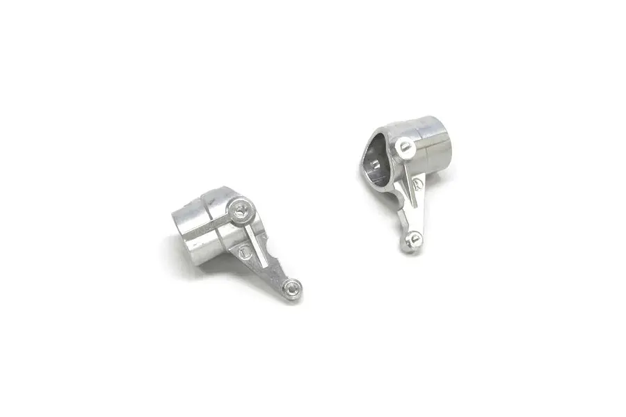 Kyosho Aluminium Steering Hubs 2Pcs - Gunmetal image 114542