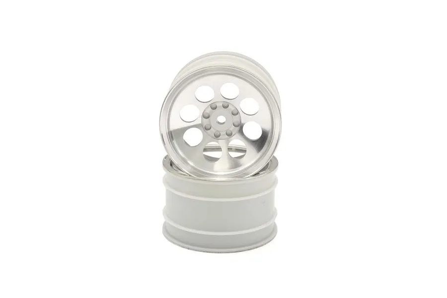 Kyosho 1.9&amp;quot; Satin-Chrome Rims 2Pcs image 114552