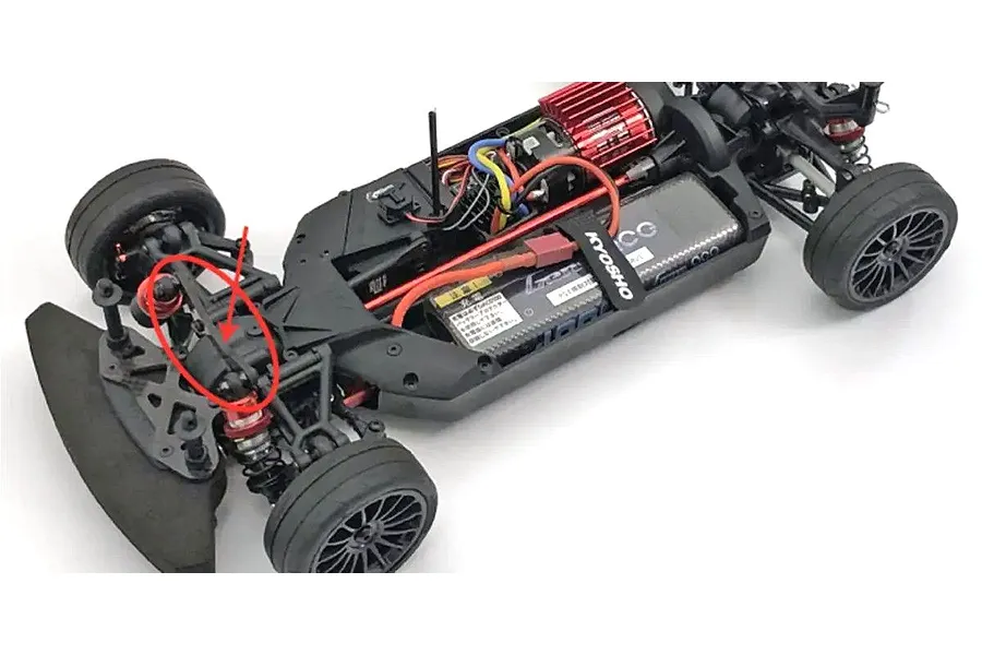 Kyosho Carbon Fibre Front Shock Tower image 114561
