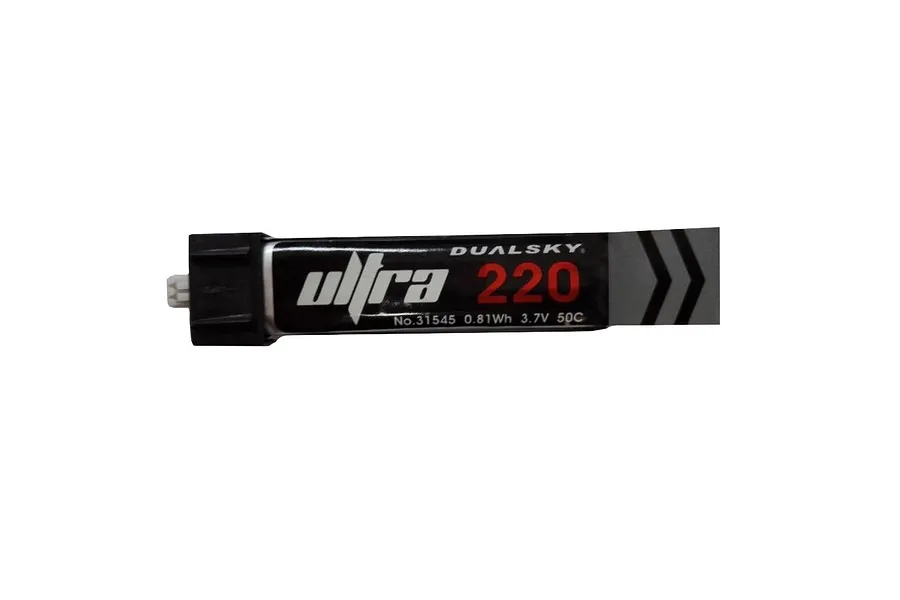 Dualsky 3.7V 220mAh 50C 1S Soft Case LiPo Battery image 114567