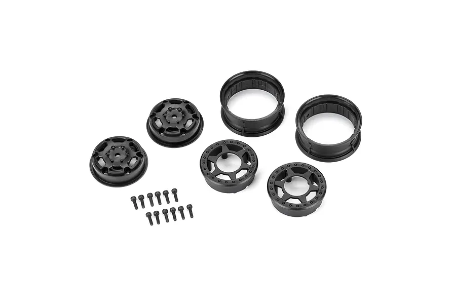 Pro-Line 1.55&amp;quot; Holcomb Bead-Loc Rims - Black image 114647