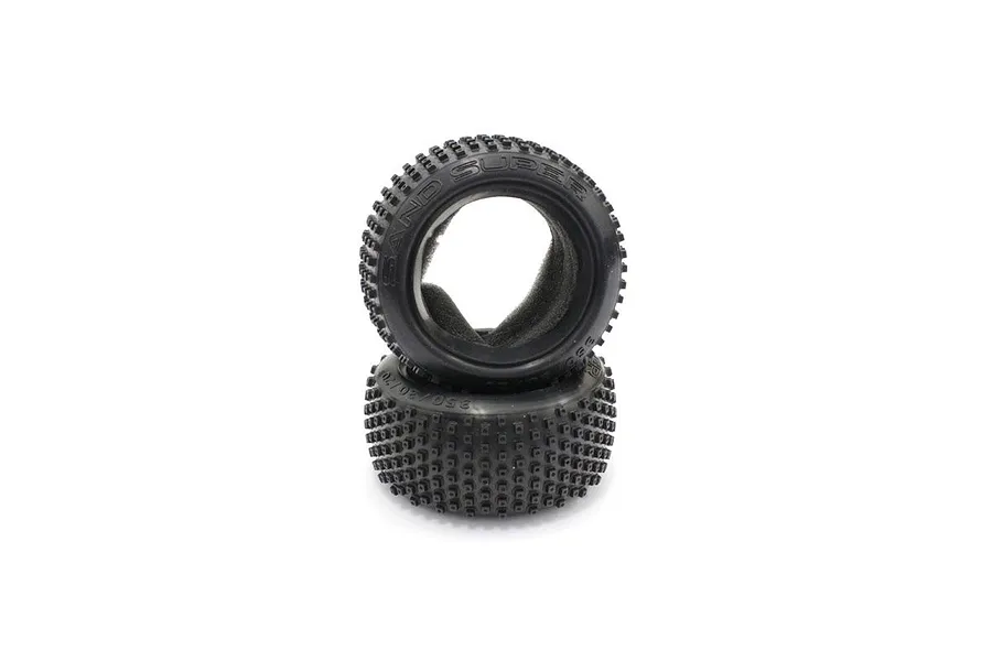 Kyosho 1.9&amp;quot; Soft Block Tyres with Foam Inserts 2Pcs image 114814