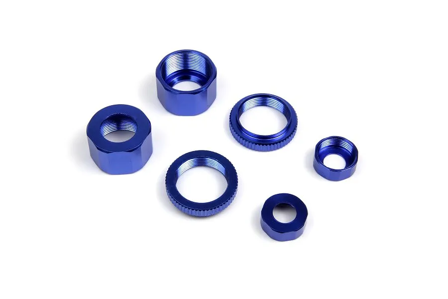 Maverick Aluminium Shock Caps Set 2Pcs - Blue image 114822