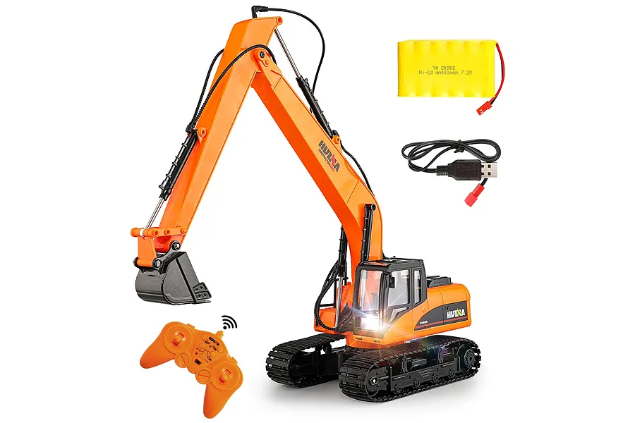 Huina 1/14 Long-Arm Boom RC Excavator Electric RTR image 114826